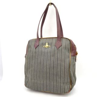 Vivienne Westwood / ヴィヴィアンウエストウッド ■ 30billion ショルダーバッグ キャンバス グレー バッグ / バック / BAG / 鞄 / カバンブランド  [0990009154]