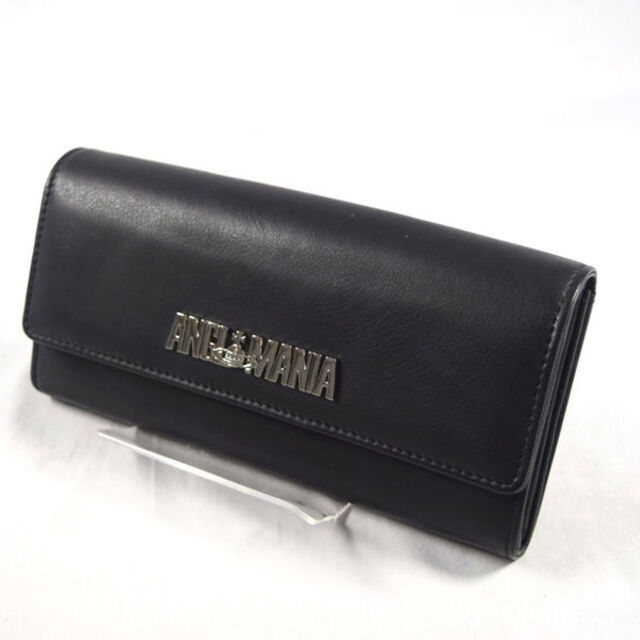 Vivienne Westwood Anglomania ■ 二つ折り長財布 レザー 黒 財布 / サイフ / ウォレット / wallet / コイン ブランド  [0990008971]財布付属品