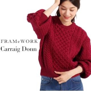 フレームワーク(FRAMeWORK)のFRAMeWORK CARRAIG DONN ボリュームソデプルオーバー(ニット/セーター)