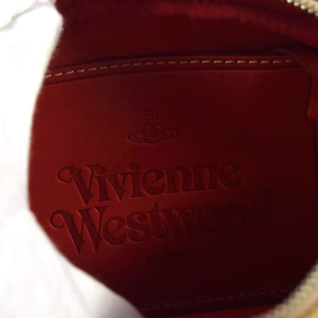 Vivienne Westwood(ヴィヴィアンウエストウッド)のVivienne Westwood / ヴィヴィアンウエストウッド ■ ショルダーバッグ PVC レッド ベージュ バッグ / バック / BAG / 鞄 / カバン ブランド 中古 [0990009038] レディースのバッグ(ショルダーバッグ)の商品写真