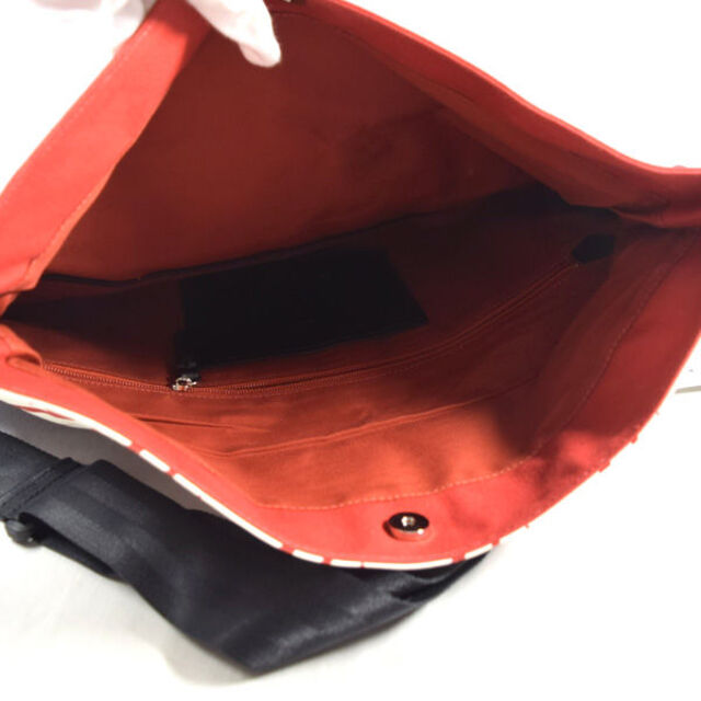 Vivienne Westwood / ヴィヴィアンウエストウッド ■ スタートゥース ショルダーバッグ キャンバス 赤 白 バッグ / バック / BAG / 鞄 / カバン ブランド  [0990009044] 3