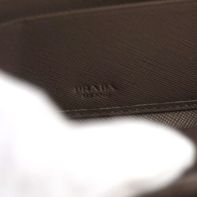 PRADA(プラダ)のPRADA / プラダ ■ ラウンドファスナー長財布 サフィアーノレザー ベージュ 財布 / サイフ / ウォレット / wallet / コイン ブランド 中古 [0990009076] レディースのファッション小物(財布)の商品写真