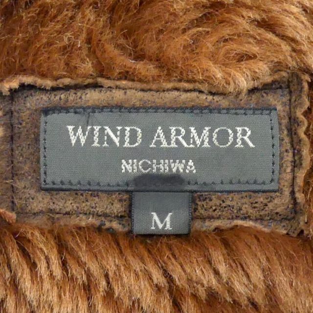 レザージャケットwind armor★L 着用感XL位 レザーコート ファーコート 羊革