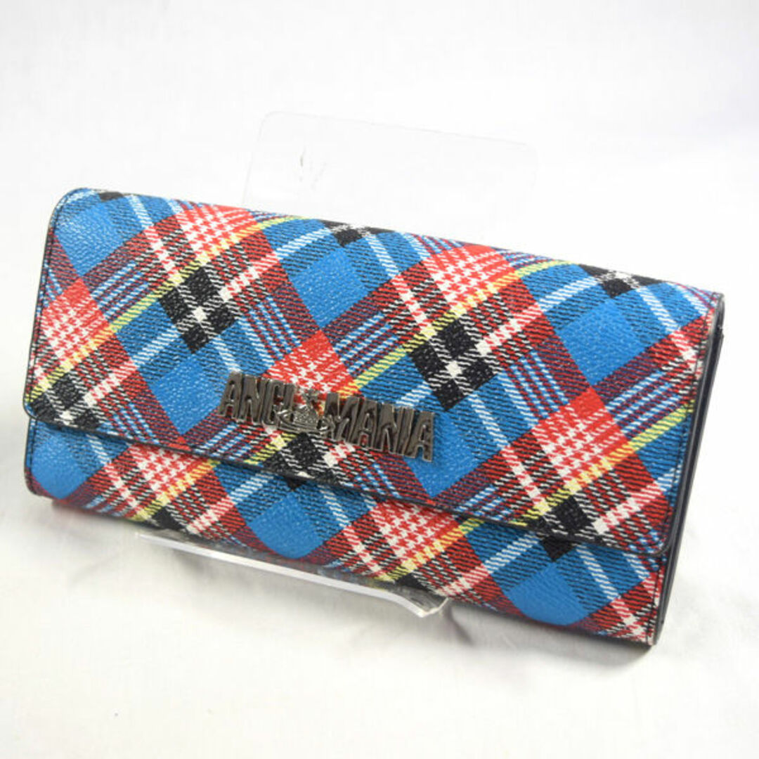 Vivienne Westwood Anglomania ■ SHUKA TARTAN 二つ折り長財布 PVC 財布 / サイフ / ウォレット / wallet / コインブランド  [0990009156]A詳細