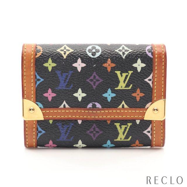 LOUIS VUITTON(ルイヴィトン)のBランク ポルトモネプラ モノグラムマルチカラー ノワール コインケース PVC レディースのファッション小物(財布)の商品写真