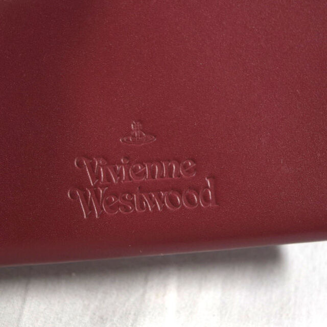 Vivienne Westwood / ヴィヴィアンウエストウッド ■ ORB カードケース レザー ボルドー 財布 / サイフ / ウォレット / wallet / コイン ブランド  [0990009140]