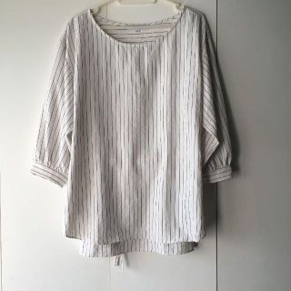 アンタイトル(UNTITLED)の【美品】untitled アンタイトル UNTITLED ストライプブラウス(シャツ/ブラウス(長袖/七分))