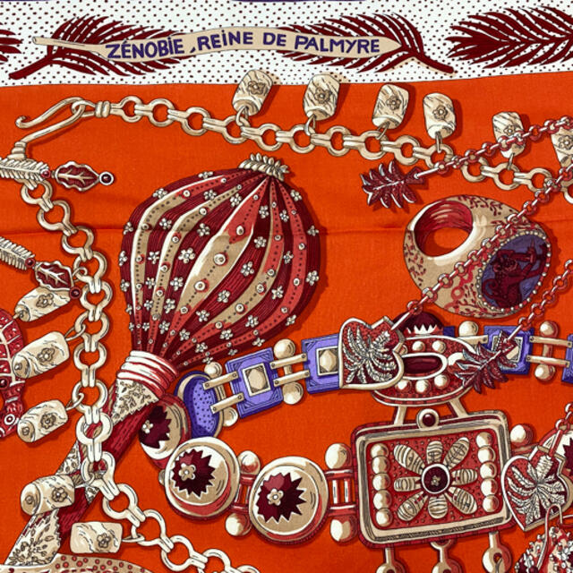 HERMES - エルメス カレジェアン 140 ストール ZENOBIE REINE DE HERMES - エルメス カレジェアン 140 ストール ZENOBIE REINE DE