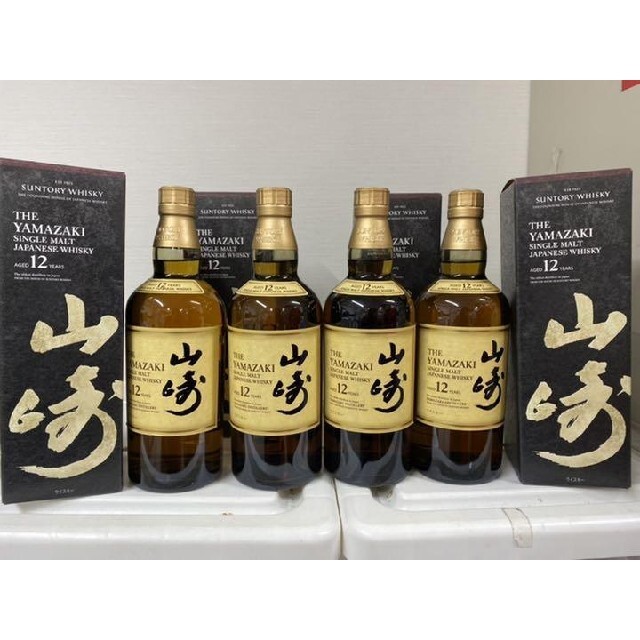 サントリー 山崎12年4本