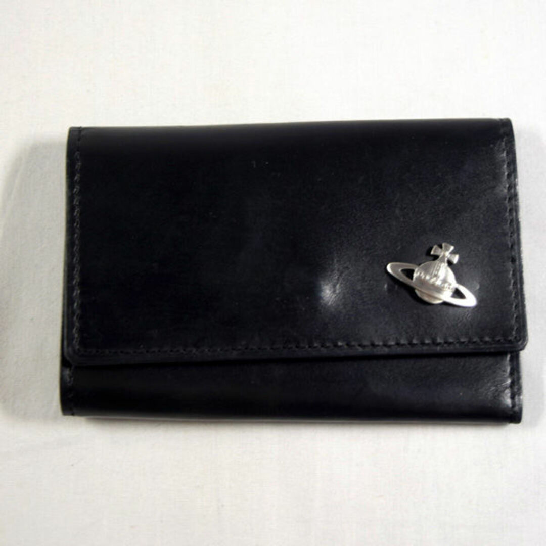 Vivienne Westwood(ヴィヴィアンウエストウッド)のVivienne Westwood / ヴィヴィアンウエストウッド ■ ORB 6連キーケース レザー 黒 KEY / キー / 鍵 ブランド 中古 [0990009283] レディースのファッション小物(キーケース)の商品写真