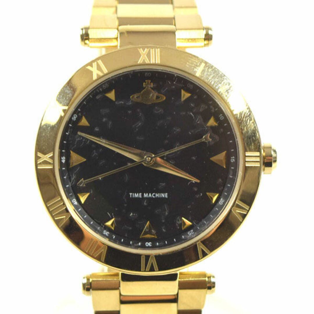程度Vivienne Westwood / ヴィヴィアンウエストウッド ■ ORB 腕時計 ゴールド ブラック クォーツ ブランド 未使用 [0990009310]