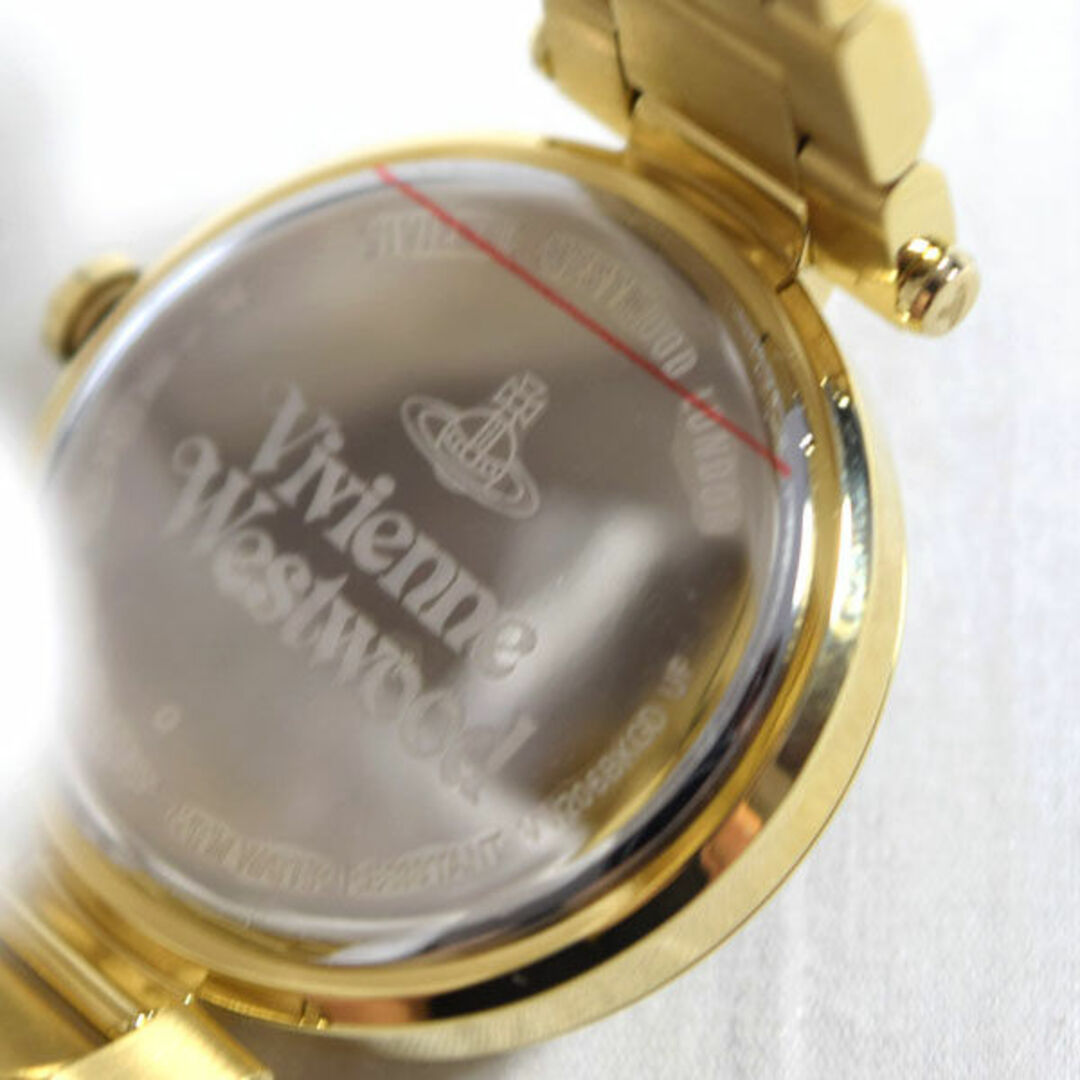 Vivienne Westwood(ヴィヴィアンウエストウッド)のVivienne Westwood / ヴィヴィアンウエストウッド ■ ORB 腕時計 ゴールド ブラック クォーツ ブランド 未使用 [0990009310] レディースのファッション小物(腕時計)の商品写真