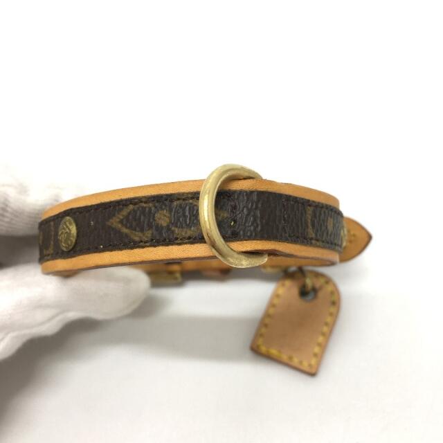 ルイヴィトン LOUIS VUITTON コリエ・バクスターMM M58071 モノグラム 犬用/ペット用 首輪 モノグラムキャンバス ブラウン