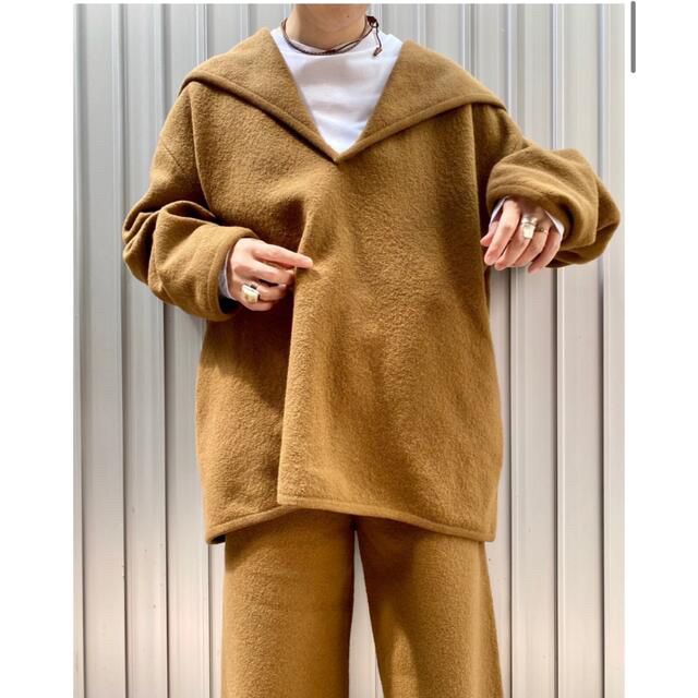 Cristaseya FELTED WOOL SAILOR TOP トップス Cristaseya FELTED WOOL SAILOR TOP トップス