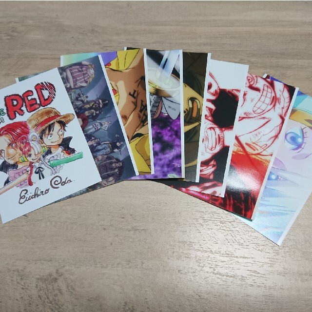 ONE PIECE(ワンピース)のONE PIECE FILM RED ポストカード 【未開封】 エンタメ/ホビーの漫画(少年漫画)の商品写真