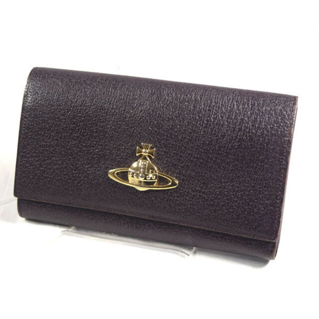 Vivienne Westwood / ヴィヴィアンウエストウッド ■ EXECUTIVE 二つ折り長財布 レザー ブラウン 財布 / サイフ / ウォレット / wallet / コイン ブランド  [0990009518]B詳細