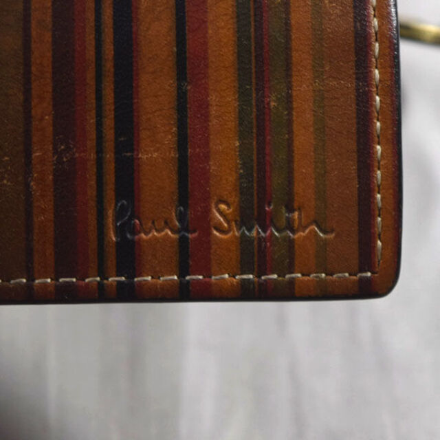 未使用品　美品ポールスミス　Paul Smith　４連キーケース　マルチカラー 新品】ポールスミス バイカラーブロック マルチキーケース 4連