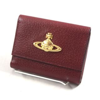 ヴィヴィアンウエストウッド(Vivienne Westwood)のVivienne Westwood / ヴィヴィアンウエストウッド ■ EXECUTIVE 口金二つ折り財布 ワインレッド レザー 財布 / サイフ / ウォレット / wallet / コイン ブランド 未使用 [0990009547](財布)