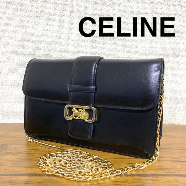 celine - CELINE ショルダーバッグ 馬車金具 vintage oldの通販 by