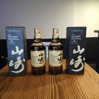 山崎12年　２本箱付き(ウイスキー)