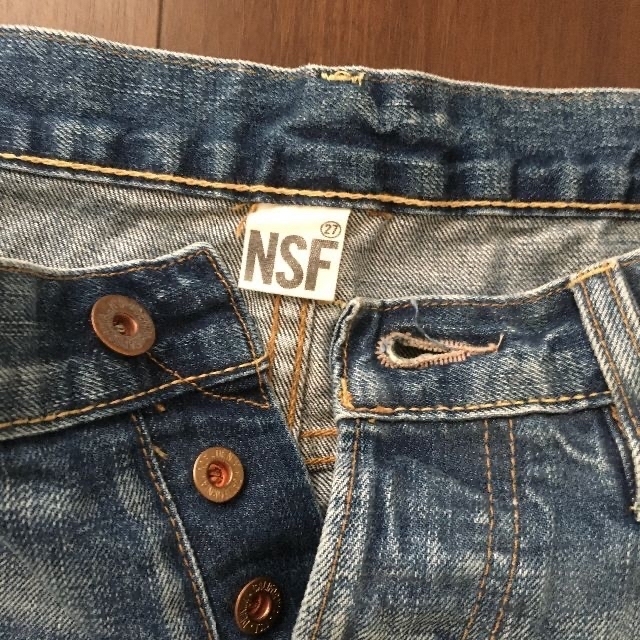 NSF(エヌエスエフ)のドゥーズィエムクラス NSF エヌエスエフ デニムショートパンツ レディースのパンツ(ショートパンツ)の商品写真