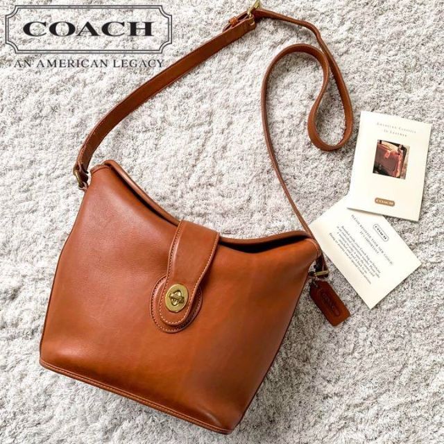 美品❣️80年代 USA製 オールドコーチ ターンロック ショルダー