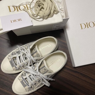 クリスチャンディオール(Christian Dior)の国内百貨店購入　ディオール　オブリーク　スニーカー　36(スニーカー)