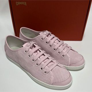 カンペール(CAMPER)の新品 Camper カンペール Uno レザースニーカー ピンク(スニーカー)