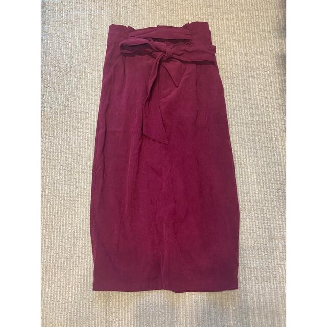 リビーブラウン　スウェードスカート レディースのスカート(ロングスカート)の商品写真