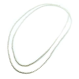 アザー(other)のインディアンジュエリー Silver Beads Necklace ナバホパール(ネックレス)