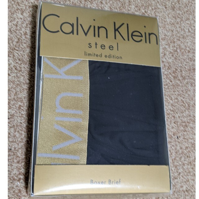 Calvin Klein(カルバンクライン)の【新品】CK Calvin Klein カルバンクライン　S　 ゴールドブラック メンズのメンズ その他(その他)の商品写真