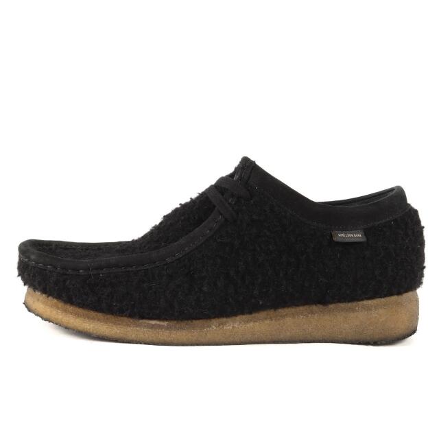 Clarks クラークス AIME LEON DORE エメレオンドレ ウール ワラビー ブーツ Wallabee ラバーソール シューズ 20AW ブラック 黒 UK6 24.0cm 靴 コラボ【メンズ】