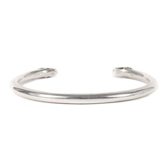 クロムハーツ(Chrome Hearts)のCHROME HEARTS クロムハーツ ダブルドッグ バングル BANGLE DBL DOG シルバー925 M位 アクセサリー ブランド【メンズ】【中古】(バングル/リストバンド)