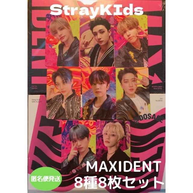 Stray Kids MAXIDENT LOTTE トレカ 8種8枚セット
