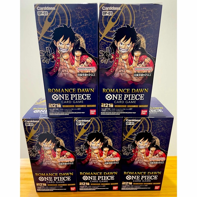 2ボックスONE PIECE カードゲーム ROMANCE DAWN OP-01 トレーディング ...