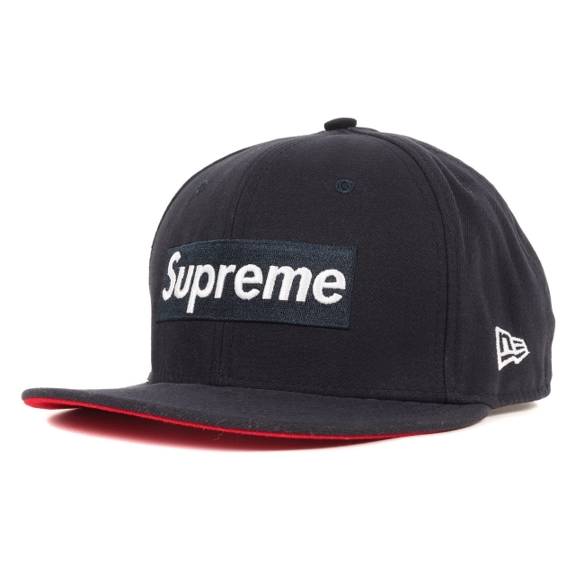 Supreme シュプリーム キャップ NEW ERA GORE-TEX BOXロゴ ベースボールキャップ Box Logo New Era 13AW ニューエラ ゴアテックス ネイビー 紺 7 5/8 60.6cm 帽子【メンズ】メンズ