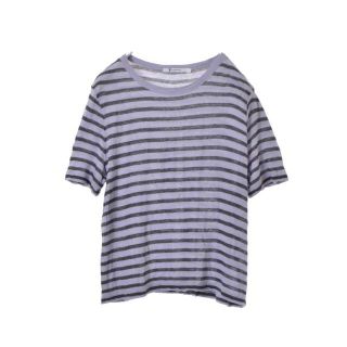 アレキサンダーワン(Alexander Wang)のT by Alexander Wang リネン混 ボーダー ニット トップス(ニット/セーター)