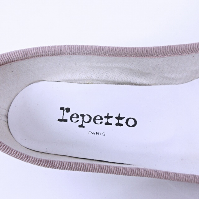 repetto(レペット)のレペット パンプス ヒール パテント レザー エナメル リボン 37 1/2 レディースの靴/シューズ(ハイヒール/パンプス)の商品写真