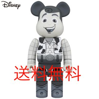 ベアブリック(BE@RBRICK)のBE@RBRICK WOODY B&W Ver. 1000％(模型/プラモデル)