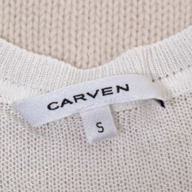 CARVEN(カルヴェン)のCARVEN レース切替 アンゴラ混 ニット レディースのトップス(ニット/セーター)の商品写真