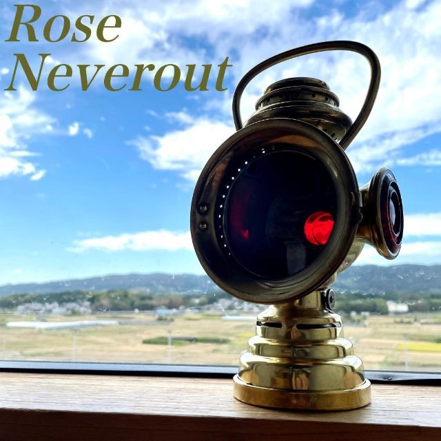 希少】ビンテージランタン モーターサイクルランプ Rose NEVEROUT