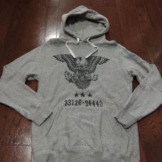 アールディーズ(aldies)のALDIES GO HEMP phatee パーカー　M グレー(パーカー)