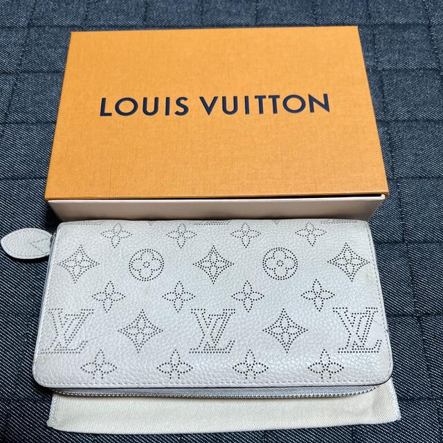 ホットセール LOUIS ルイヴィトン ジッピーウォレットマヒナ白 長財布