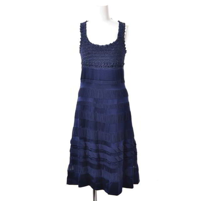 DIANE von FURSTENBERG NUIT シルク コンビ ドレス DIANE von FURSTENBERG NUIT シルク コンビ ドレス