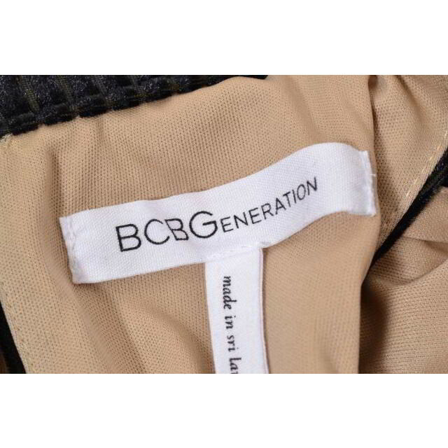 BCBGMAXAZRIA(ビーシービージーマックスアズリア)のBCBGeneration ベルベット ストライプ ドレス レディースのワンピース(その他)の商品写真