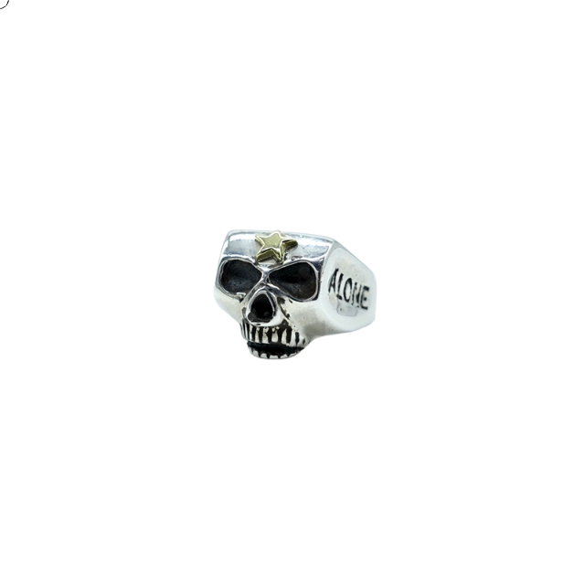 FLASHPOINT(フラッシュポイント)のFLASH POINT 初期 K14 STARHEAD JIM SKULL メンズのアクセサリー(リング(指輪))の商品写真