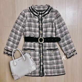 スワンキス(Swankiss)の【Swankiss TS tweed line C/T地雷 量産(ロングコート)