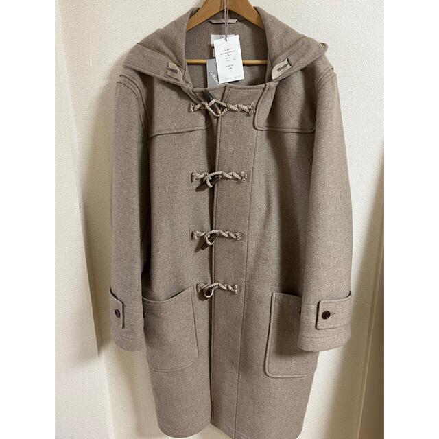 COMOLI(コモリ)のHERILL Natural cashmere duffle coat サイズ3 メンズのジャケット/アウター(ダッフルコート)の商品写真