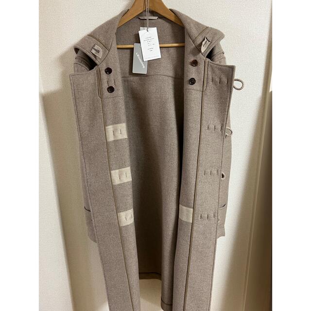 COMOLI(コモリ)のHERILL Natural cashmere duffle coat サイズ3 メンズのジャケット/アウター(ダッフルコート)の商品写真