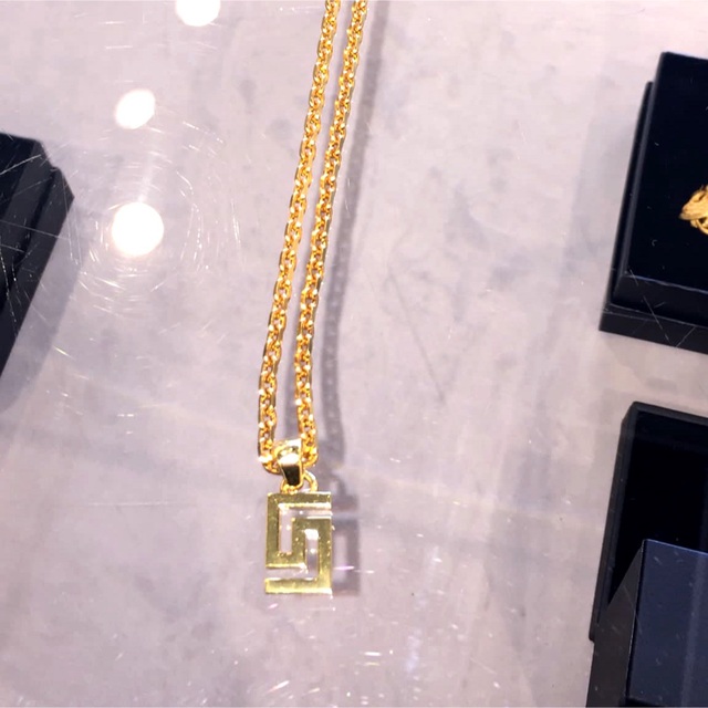 VERSACE - 【新品・未使用】【人気】VERSACE greca グレカ ゴールド